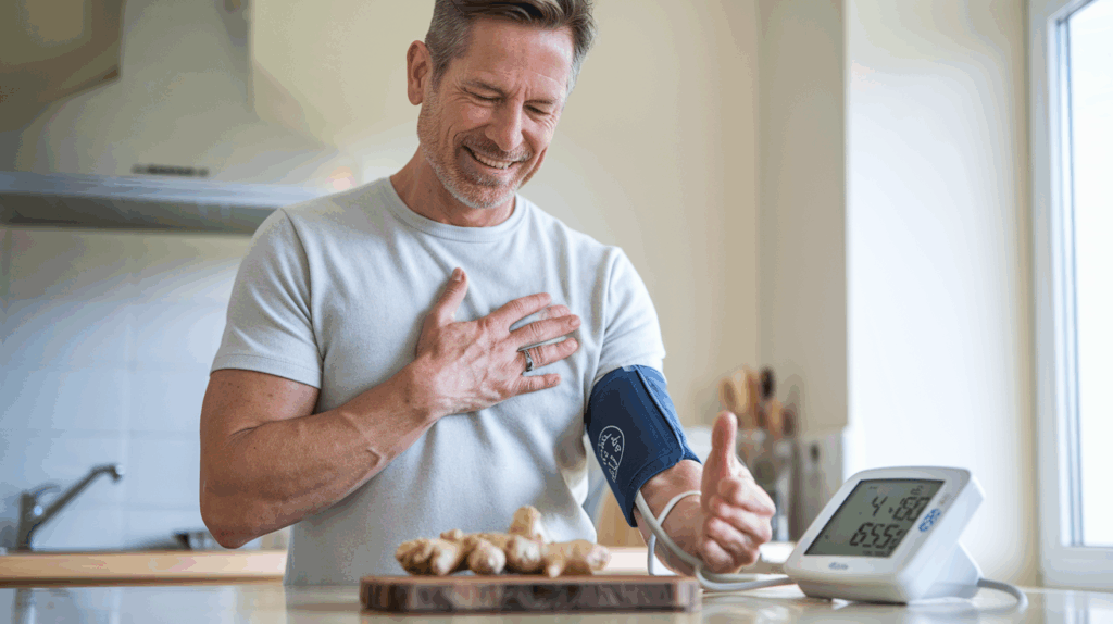 Benefícios do gengibre:Benefício 6: Saúde Cardiovascular Melhorada